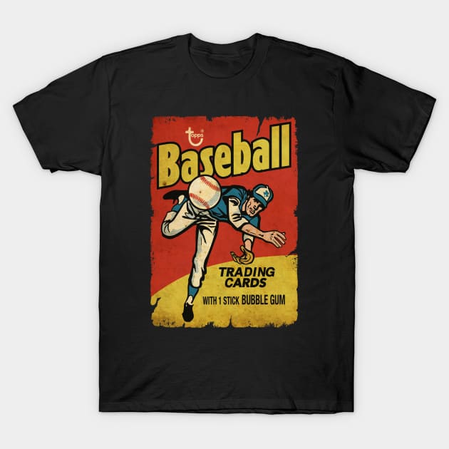 VINTAGE BASEBALL - TRADING CARDS T-Shirt by kedaiadon